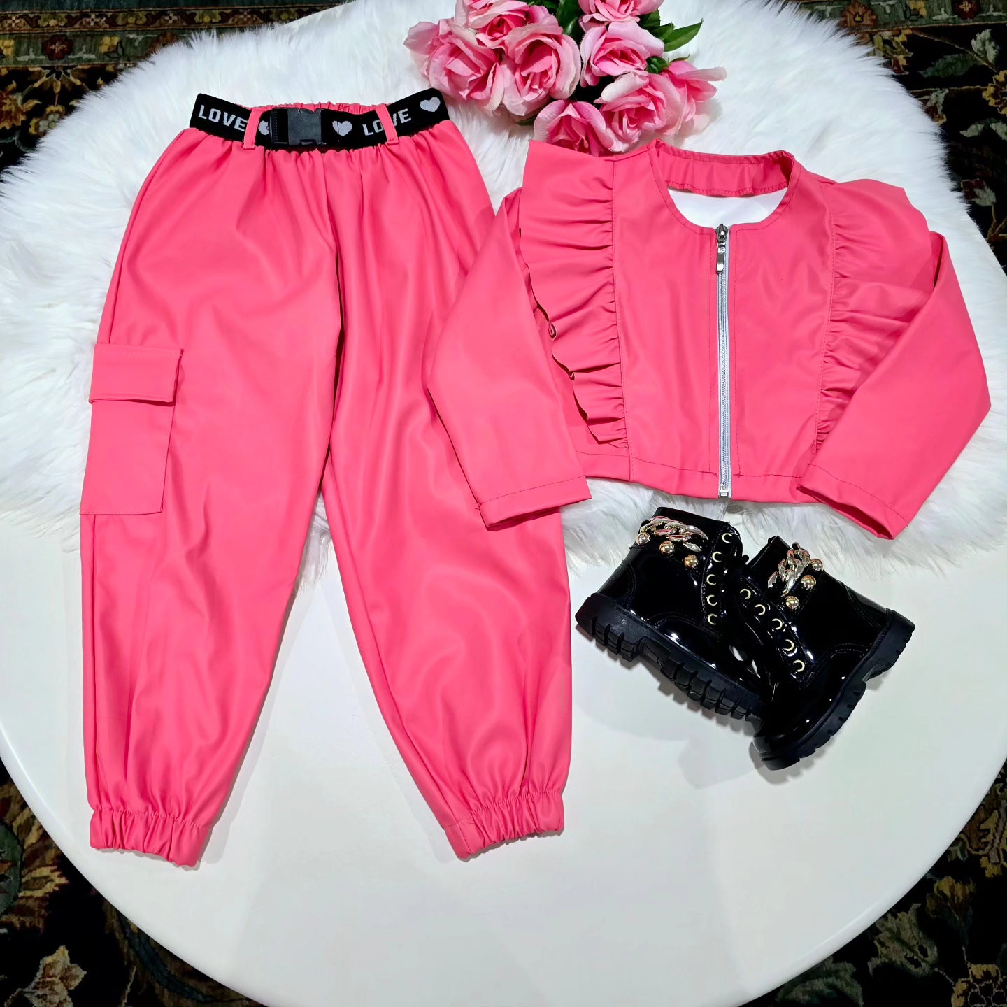 Conjunto de cuero