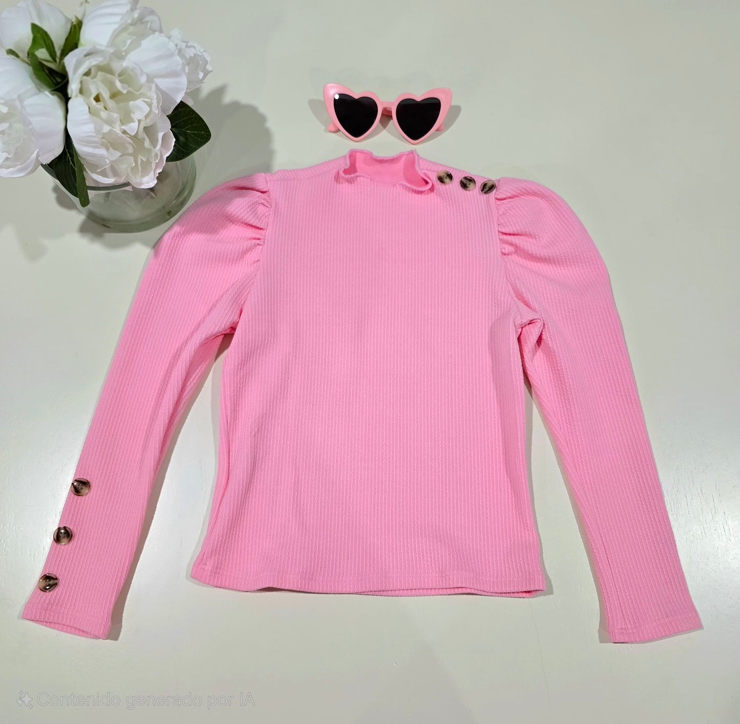 Blusa manga larga