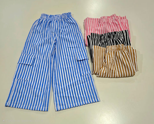 Pantalón cargo de rayas
