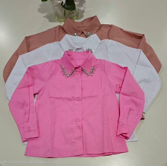 Camisas con pedrería